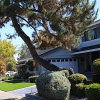 Fake Grass El Cajon, California Landscape Ideas, Small Front Yard Landscaping