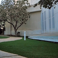 Faux Grass Hidden Meadows, California Paver Patio, Front Yard Landscaping