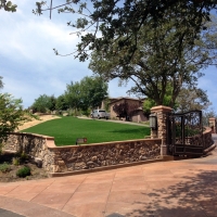 Grass Turf Rancho Santa Fe, California Backyard Playground, Front Yard Design