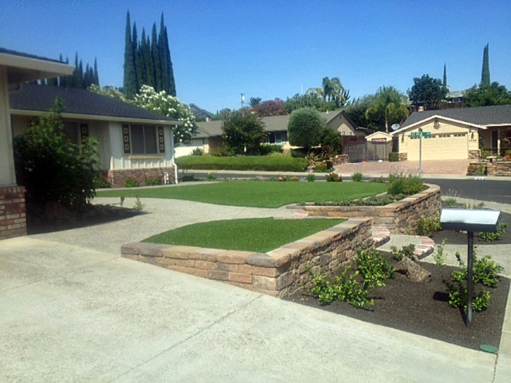 Artificial Grass Installation Carlsbad, California Landscape Photos, Front Yard Design