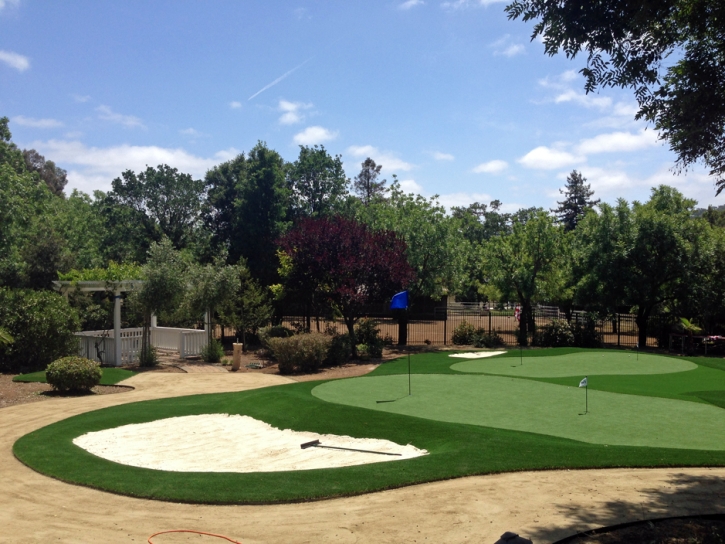 Artificial Grass Installation Winter Gardens, California Golf Green, Front Yard Landscaping