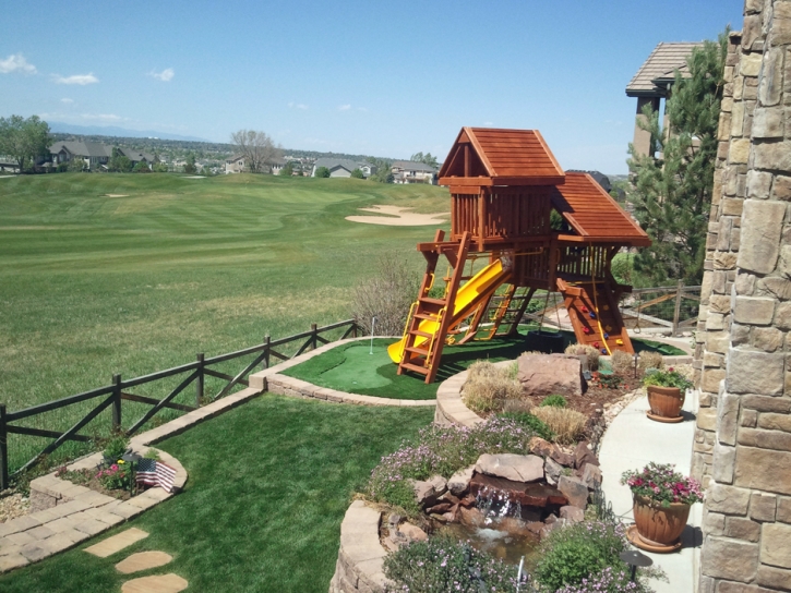 Faux Grass Lake San Marcos, California Rooftop, Small Backyard Ideas