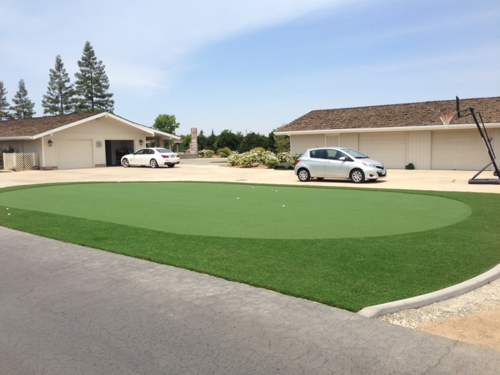 Grass Installation Harbison Canyon, California Putting Green, Front Yard