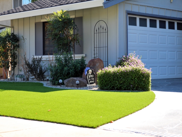 Synthetic Grass Fallbrook, California Paver Patio, Front Yard Design